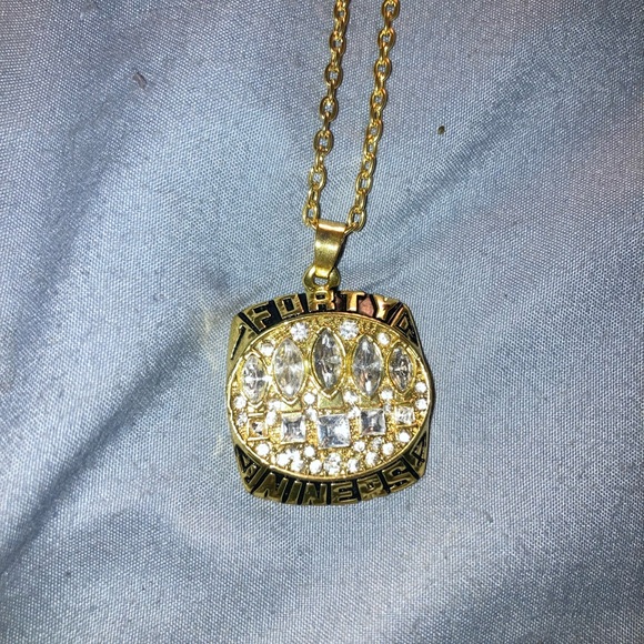 Jewelry - San Francisco 49ers Gold-Tone Fortune Pendant Necklace